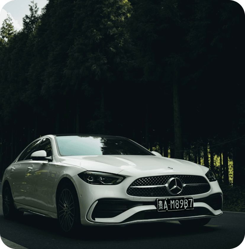 Luxury Mercedes vehicle